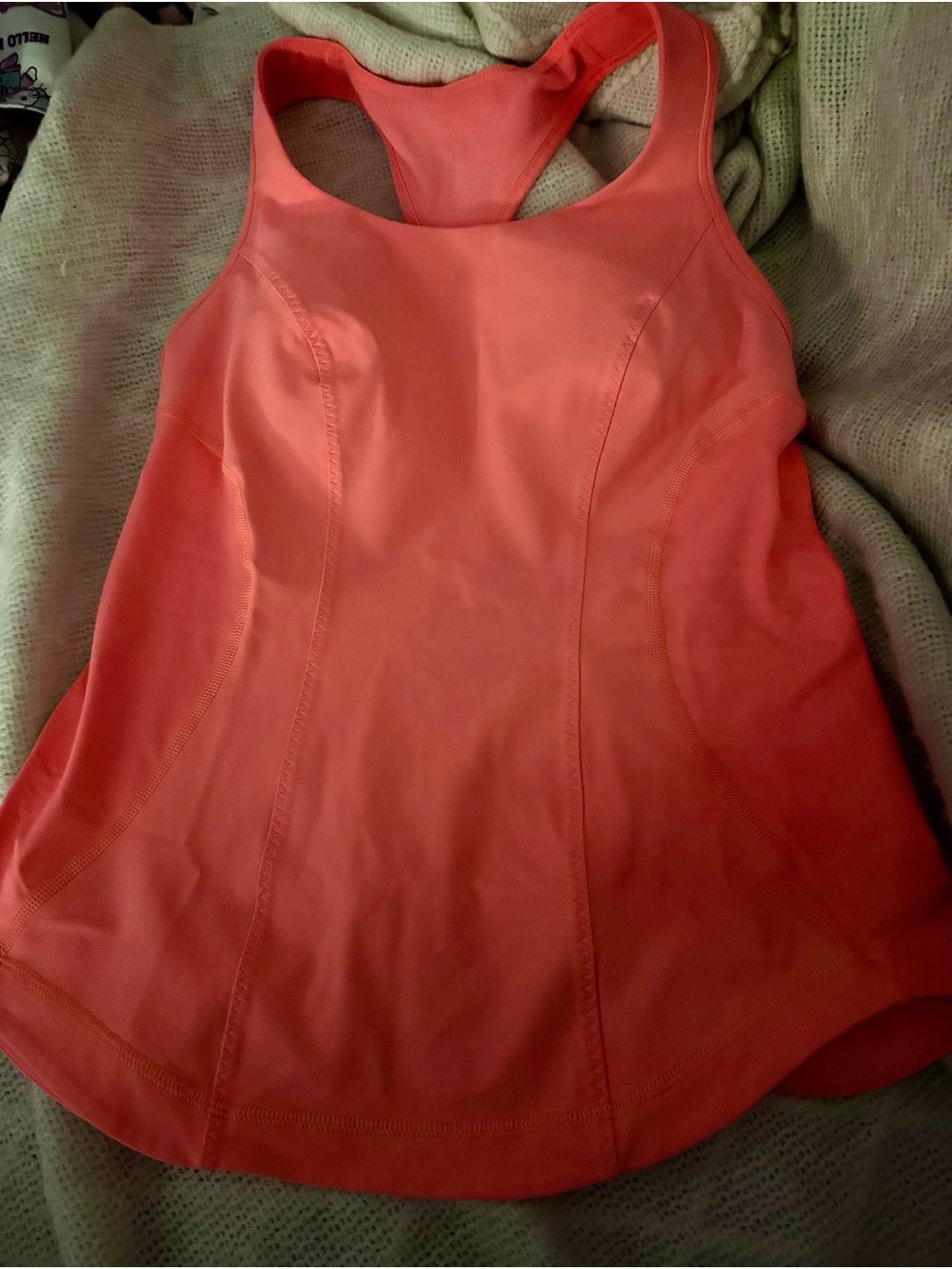 lululemon athletica Coral Racerback Tank Top